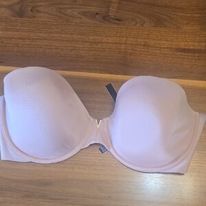 Victoria's Secret Soft Peach Strapless Bra